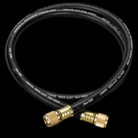 HV1: Fieldpiece Premium Vacuum Rated Recovery Single Black Hose 1.5m x 3/8" Fit