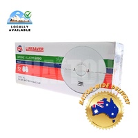 LIF6000 6-Pack Smoke Alarm AC240V DC9V Battery Backup