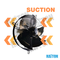 200mm 4 Pole 240V Axial Fan Suction With Junction Box