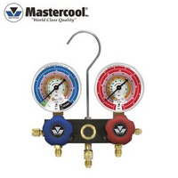 Mastercool 2-WAY MANIFOLD 80MM R410A W/3 X 150CM HOSES (MC93661-EBA1)