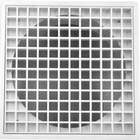 Plastic Eggcrate Grille "PEG150 (neck dia) include SS fly mesh"