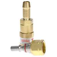 Quick Action Coupler Fuel Gas EN561 Torch End 10mm Tail With 5/8 UNF FM Pin
