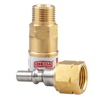 Quick Action Coupler Fuel Gas EN561 Torch End 5/8 UNF M With 5/8 UNF FM Pin