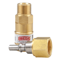 Quick Action Coupler Inert Gas EN561 Torch End 5/8 UNF M With 5/8 UNF FM Pin