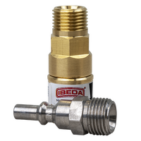 Quick Action Coupler Inert Gas EN561 Torch End 5/8 UNF M With 5/8 UNF M Pin