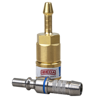Quick Action Coupler Oxygen EN561 Inline 5mm Tail With 10mm Tail Pin