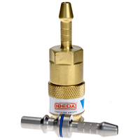 Quick Action Coupler Oxygen EN561 Inline 5mm Tail With 5mm Tail Pin