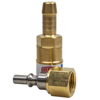 Quick Action Coupler Oxygen EN561 Torch End 10mm Tail With 5/8 UNF FM Pin