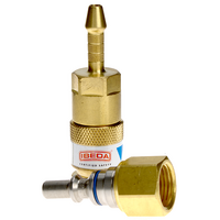 Quick Action Coupler Oxygen EN561 Torch End With 5/8 UNF FM Pin