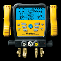 Fieldpiece SM482vINT 4Valve Digital Manifold with built in Data Log/Vacuum Gauge