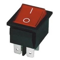 Switch: Rocker Switch 4 PINS, 15A250V Refrigeration Parts