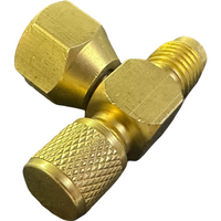 SWIVEL TEES-Swivel nut on the run 1/4" FSAE(with Depressor) x 1/4" x 1/4"
