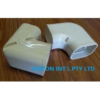 UV resistant 75mm PVC FLAT BEND 90 DEGREE PW-3 FOR Split Air con