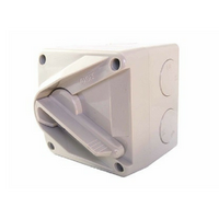 16A Single Phase Weatherproof Electric Isolator Switch IP66