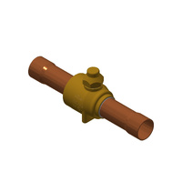 Ball Valves - Danfoss | Danfoss CO2 Ball Valve 1-3/8" Solder, with Access - 45bar | PN: 009L7528