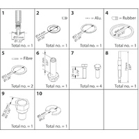Solenoid Valves - Danfoss | Overhaul kit, EVRAT / EVRST 15 | PN: 032F2347