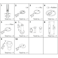 Solenoid Valves - Danfoss | Overhaul kit, EVRAT / EVRST 20 | PN: 032F2348