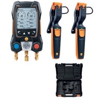 Digital Manifold Sets | testo 550s Smart Kit - Smart digital manifold w/ wireless clamp temperature probes (No Hoses) | PN: 0564 5502