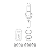 Expansion Valves - Danfoss | Orifice Kit AKV 10P0/1/2/3/4/5/6/7/8 (Kit 3), Armature tube kit AKV 10P0-P8 | PN: 068F5153
