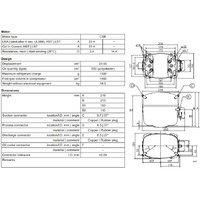 Comp Herm - Danfoss | Danfoss Compressor SC21CL 220-240V R404A/R507 HST | PN: 195B0640