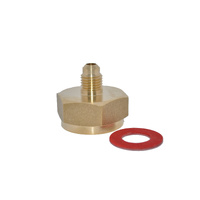 Brass Fittings | Henry Cylinder Adaptor 1/4MSAEx3/4FBSP | PN: 20-0412S