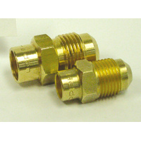 Brass Fittings | Henry Sweat Union 3/8MSAEx1/2ID | PN: 208-0608
