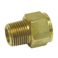 Brass Fittings | Brass Thread Converter 1/2MNPTx1/2FBSP | PN: 209-0808