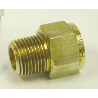 Brass Fittings | Brass Thread Converter 1/4MBSPx1/4FNPT | PN: 210-0404