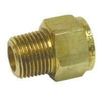 Brass Fittings | Brass Thread Converter 3/8MBSPx3/8FNPT | PN: 210-0606