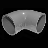 PVC Drainage Systems | 50mm 90 Degree PVC Elbow | PN: 2103050