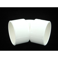 PVC Drainage Systems | 32mm 45 Degree PVC Elbow | PN: 2117032