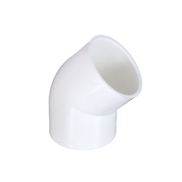 PVC Drainage Systems | 80mm 45 Degree PVC Elbow | PN: 2117080