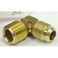 Brass Fittings | Forged Brass Elbow 3/8MSAEx3/8MBSP | PN: 302-0606