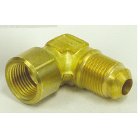 Brass Fittings | Forged Brass Elbow 3/8MSAEx3/8FSAE | PN: 306-0606