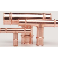 Crimped Pressure Fittings | RLS Tee 1-3/8" | PN: 3091222222111