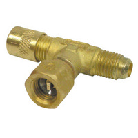 Brass Fittings | Swivel Tee 1/4MSAEx1/4MSAEx1/4FSAE | PN: 64-040404