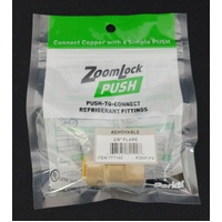 Crimped Pressure Fittings | 3/8" Zoomlock Push SAE Flare Adapter PZKPR-F6 replaces 87037 | PN: 777140