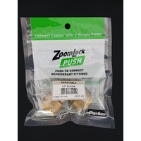 Crimped Pressure Fittings | 1/2" Zoomlock Push 90 deg Elbow PZKPR-90E8 replaces 87026 | PN: 777145