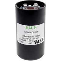 Motor Start Capacitors - 250VAC, 47-56uF | PN: 92A047B250AD2A