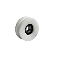 Coolroom & Cabinet Hardware | 55mm U Profile Delrin Wheel | PN: A113X
