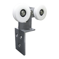 Coolroom & Cabinet Hardware | CRH Double Bogie Roller Assy, Grey | PN: A130RH