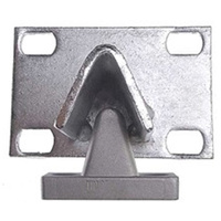 Coolroom & Cabinet Hardware | CRH Cone & Locator Set - Grey | PN: A210