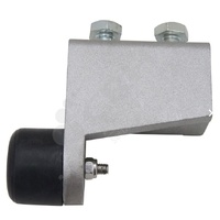 Coolroom & Cabinet Hardware | CRH Inline Adj Track Stop, Grey - RH | PN: A225GRH
