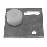 Coolroom & Cabinet Hardware | CRH Square Floor Guide | PN: A260