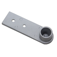 Coolroom & Cabinet Hardware | CRH Door Handle End Bracket, Grey | PN: A370G