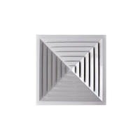 Flexible Duct | Air Diffuser Lay-In 4 Way 595mm x 595mm | PN: ACT4W1818P