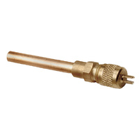 Service Access Valves | CPS 1/4" Schrader Access Valve, 4" Tail | PN: AV4RBL