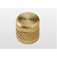 Service Access Valves | 1/4" Brass Cap (10 Pack) | PN: AVC4