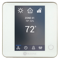 Zoning - MHI | Mitsubishi Heavy Industries Airzone VAF Wired Blueface Main Controller - White | PN: AZVAFBLUEFACECB