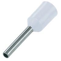 Terminals & Connectors | Bootlace Ferrules White Pk500 | PN: BLP050/500